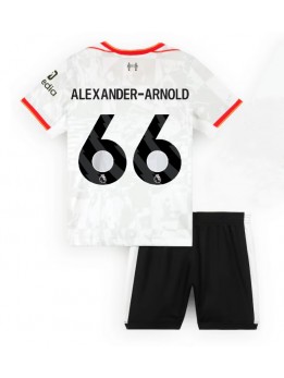 Billige Liverpool Alexander-Arnold #66 Tredjedraktsett Barn 2024-25 Kortermet (+ Korte bukser)